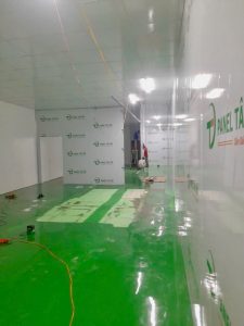 Thi công vách Panel EPS 50mm