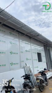 30 phòng trọ sử dụng panel và tôn pu Tây Đô