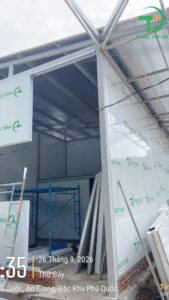 phòng trọ sử dụng panel và tôn pu Tây Đô 